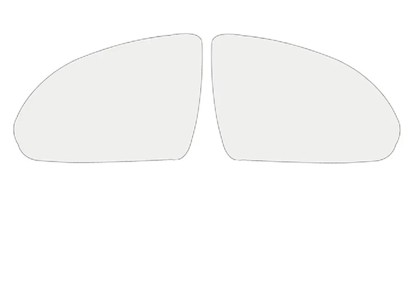 ZDPVK for Kia, for K5 2016 2017 2018 2019 Autoteil-Seitenreflektierende Linsen Rückspiegellinse Weißes Glas Außenspiegelglas(A Pair Heating) von ZDPVK