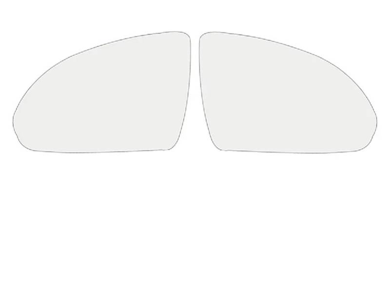 ZDPVK for Kia, for K5 2016 2017 2018 2019 Autoteil-Seitenreflektierende Linsen Rückspiegellinse Weißes Glas Außenspiegelglas(A Pair Heating) von ZDPVK