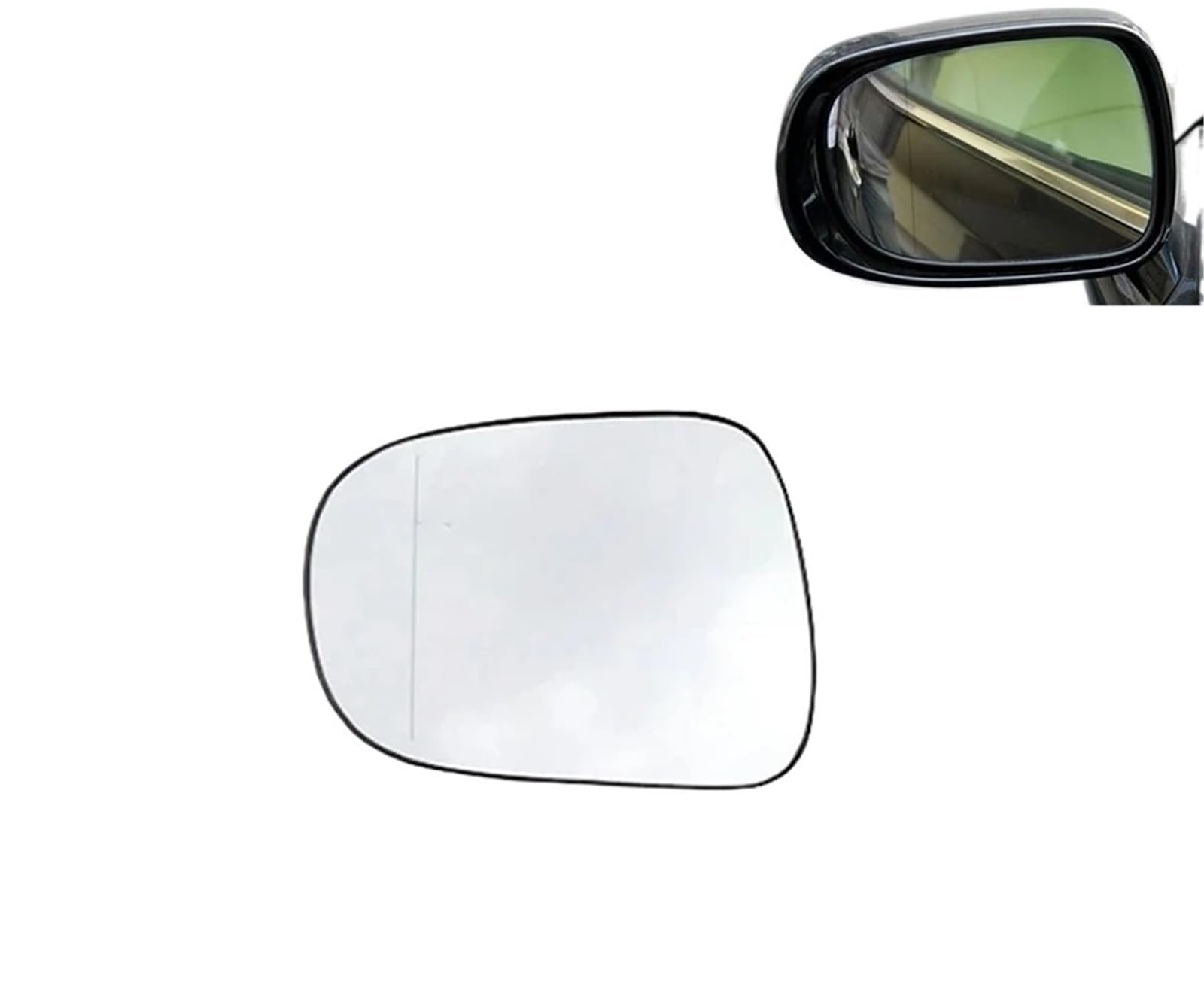 ZDPVK for Lexus, for ES ES240 ES350 2006-2011 Rückspiegelglas Türflügel Rückspiegelglas mit Heizung Außenspiegelglas(1PCS Left Side) von ZDPVK