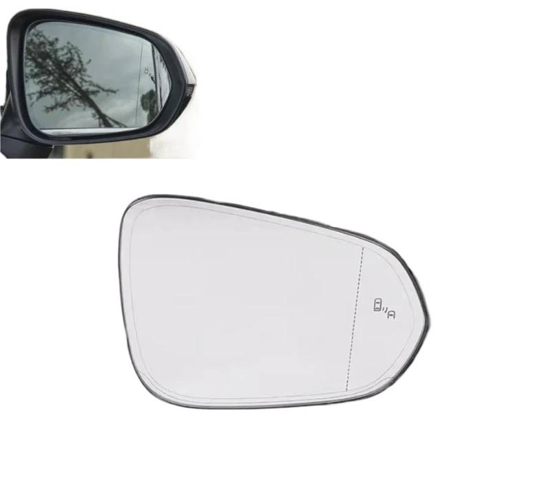 ZDPVK for Lexus, for RX RX300 RX350 RX450 2015-2023 Rückspiegelgläser Außenseite reflektierende Glaslinse mit beheizbarem Toten Winkel Außenspiegelglas(1PCS Right Side) von ZDPVK