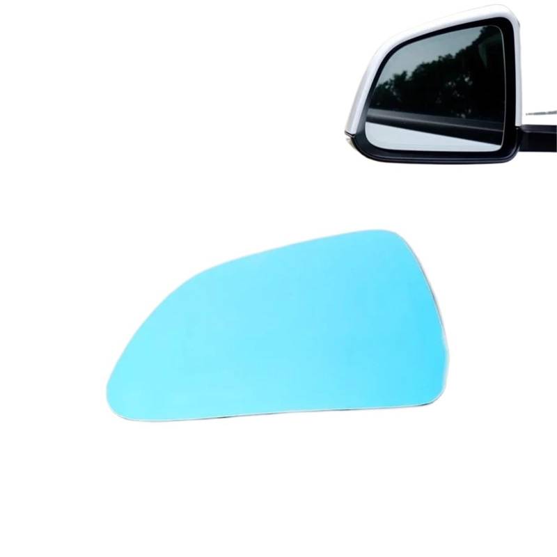 ZDPVK for Tesla, for Modell 3 2019-2021, for Modell Y 2021 Auto-Rückspiegelgläser Weiße Blaue Glaslinse mit Heizung Außenspiegelglas(1pcs Left Blue) von ZDPVK