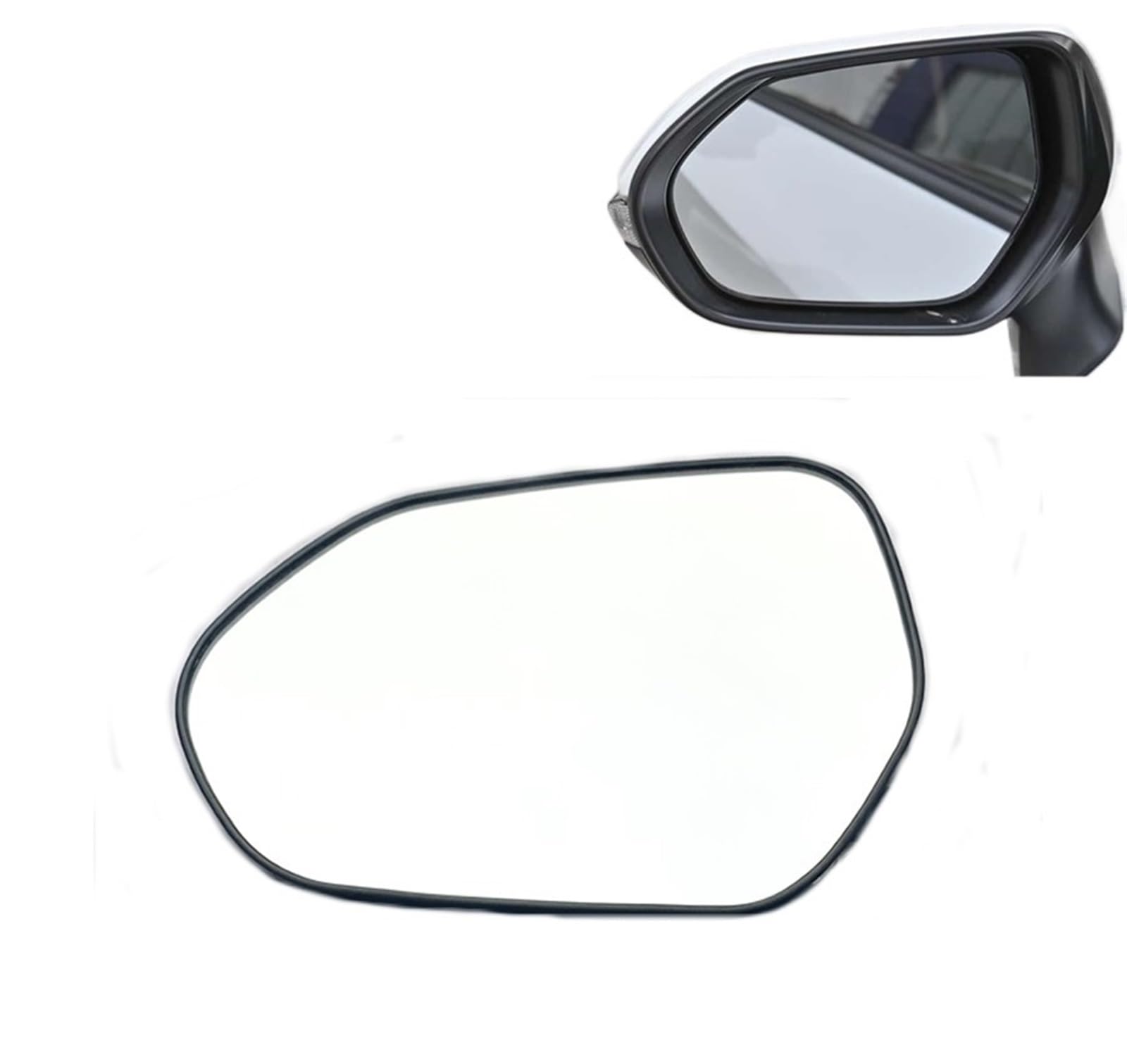 ZDPVK for Toyota, for Corolla 2019 2020 2021 Autoseitenspiegel Reflektierende Linse Rückspiegellinsen Glas mit Heizung Außenspiegelglas(1PCS Left Side) von ZDPVK