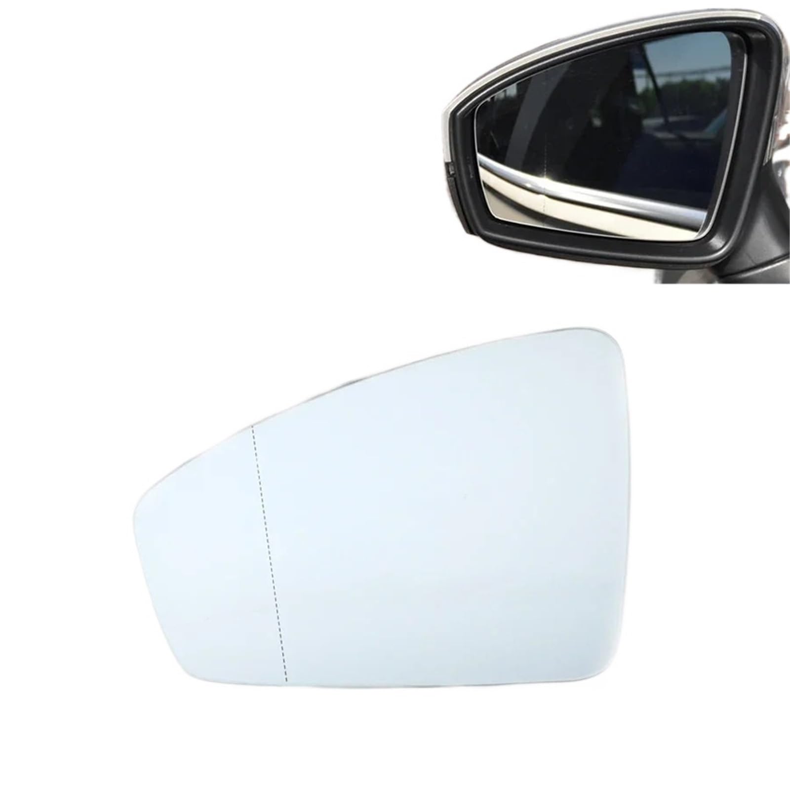 ZDPVK for Volkswagen, for VW, for TIGUAN L 2017 2018 Autoseitenspiegel Reflektierende Linse Rückspiegellinsen Glas mit Heizung Außenspiegelglas(1PCS Left Side) von ZDPVK