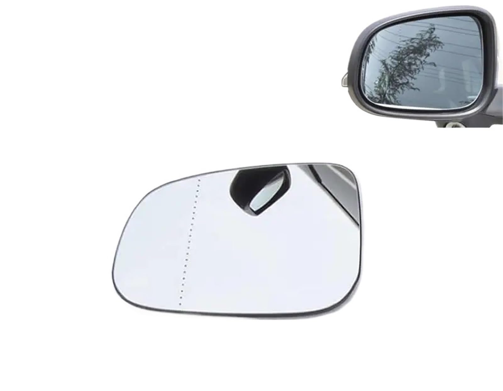 ZDPVK for Volvo, for V40 2012-2019 / V60 2012-2018 Auto-Seitenrückspiegelglas Rückspiegellinse mit Heizung Außenspiegelglas(1PCS Left Side) von ZDPVK