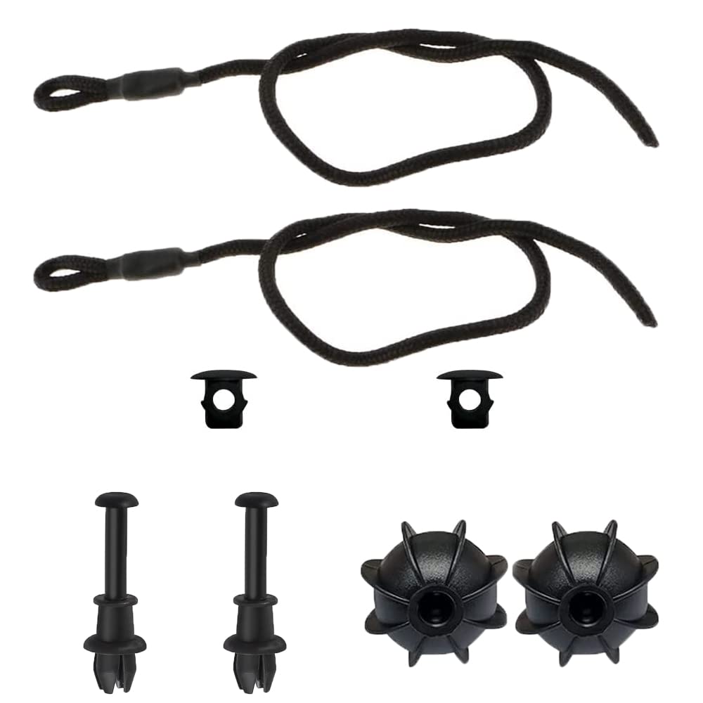 2 Stück Hutablage Clips,2 Stück Halteband Hutablage Universal,Kombinationssatz,Hutablage Haltebände,Band Halterung für den Kofferraum,Heckablage Strap (Kombination) von ZDQC