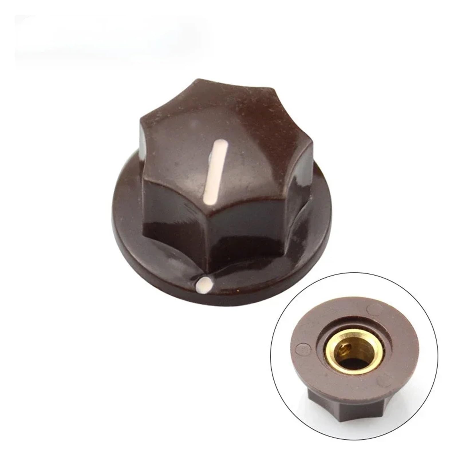 6.35mm Guitar effect pedal AMPS jazz bass Skirted Knob ZDVHOMCB(CJX1-75 (grade B)) von ZDVHOMCB