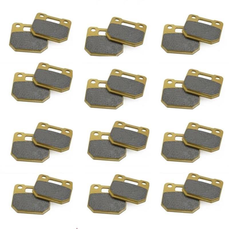 ZEEBQHKLW Für 82mm Radialmontage Für RPM Bremssattel Pad Motorradscheiben-Bremsbeläge Zubehör(12 pair) von ZEEBQHKLW