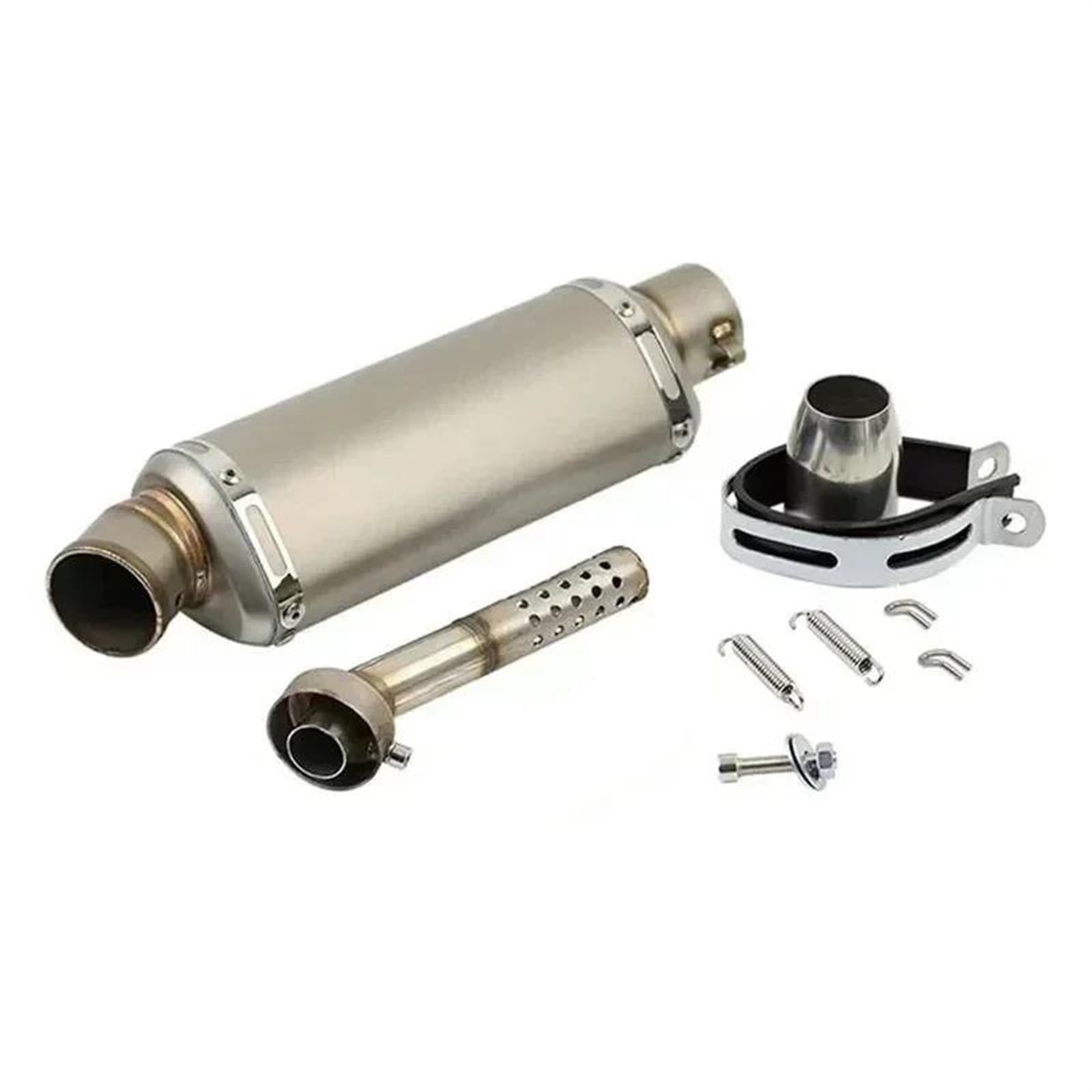 ZEEBQHKLW Für Y&amaha FZ6 51mm Universal-Motorradauspuff Auspufftopf 100cc-1000cc ATV Roller Ersatzteile(C 370MM) von ZEEBQHKLW