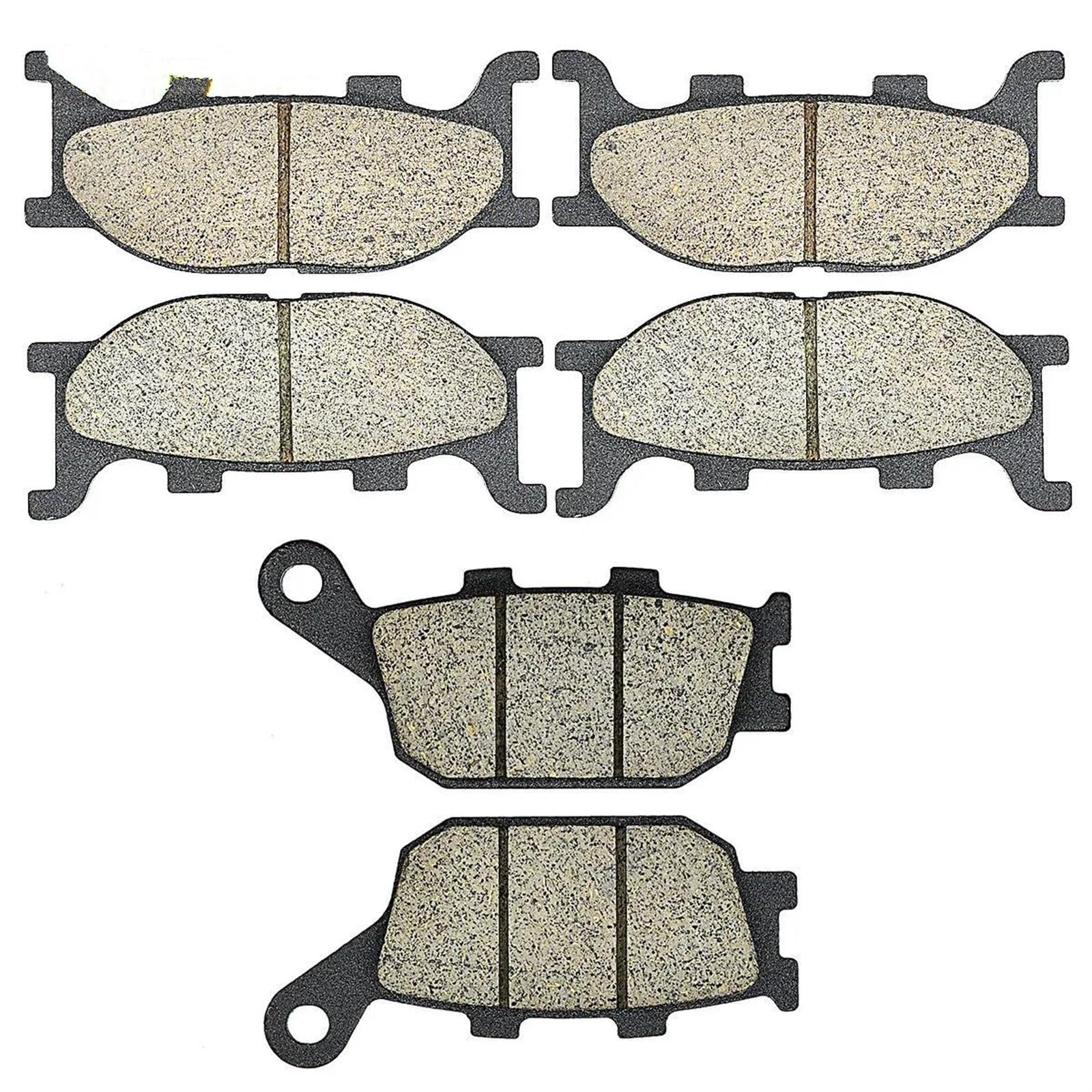 ZEEBQHKLW Für Y&amaha FZ6 FZ 6 Für Fazer 600 2 Kolben Sattel 04-07 XJ6 XJ 6 S N F Für Diversion 600 13-15 Motorrad Vorne Hinten Bremsbeläge Zubehör(Vorderseite und Rückseite) von ZEEBQHKLW