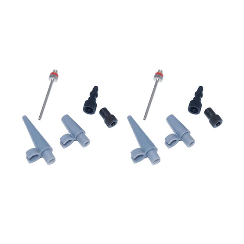 ZEFAL Pack Inflator Kit x 2 - Fahrradventil Adapter - Set mit Ventil Adapter für Fahrradventile Schrader und Presta - Luftpumpe Adapter - Set von Aufblasadaptern von ZEFAL