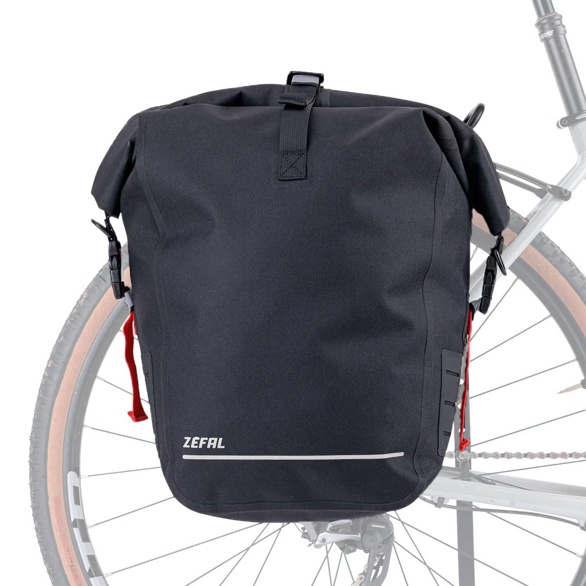 ZEFAL Z Traveler S20 Fahrradtaschen für Gepäckträger Wasserdicht 20 L - Universell Gepäckträgertasche - Widerstand Fahrradtasche Velcro - 995 g von ZEFAL