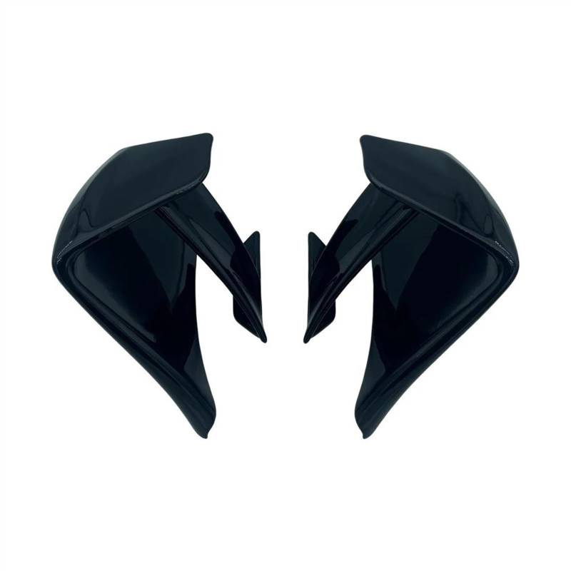 Geräteersatzteile Frontflügelverkleidung Winglets Aerodynamischer Abdeckungsschutz Für Suzuki GSX-R1000 GSXR1000 L7 2017-21 Verkleidungsspoiler (Color : Bright Black) von ZEJAL