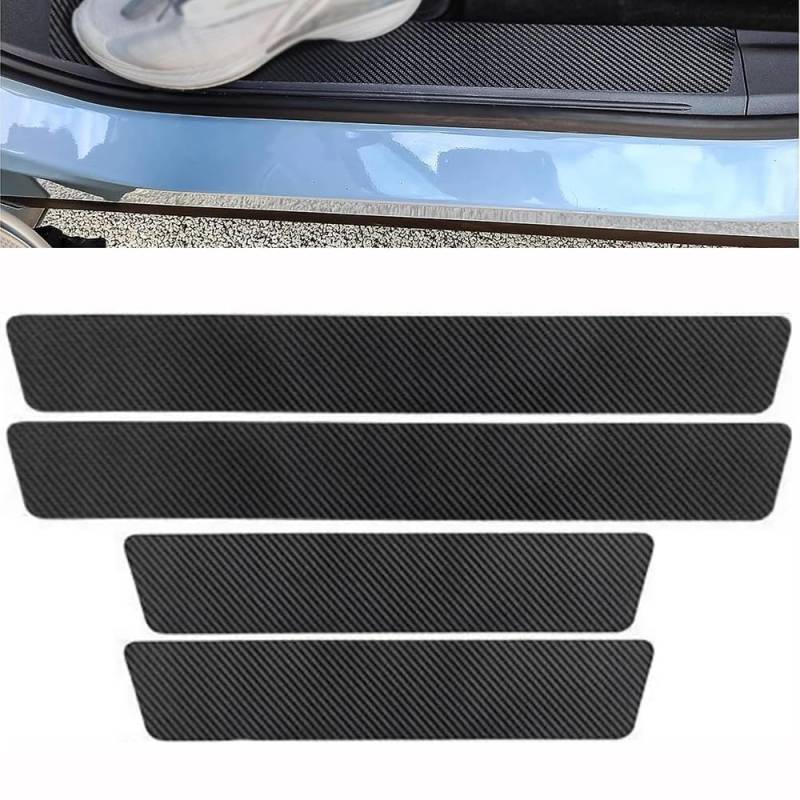 Auto Einstiegsleisten Schutz, Für Renault Captur 2014-2018 Auto Einstiegsleisten Schutz rutschfeste Anti-KratzTrim Scuff,4 pcs von ZELLYA