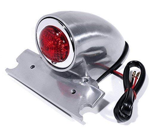 12V Motorrad Rücklicht Sparto Alu Poliert TÜV für Harley Chopper Bobber Old School Suzuki ECE von ZEMEX.bike