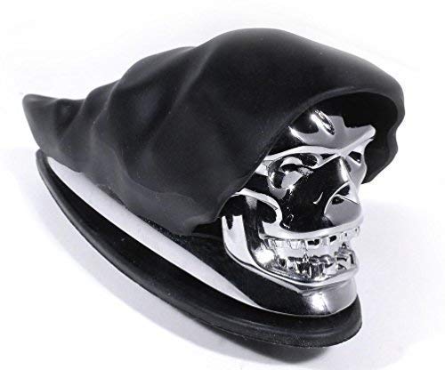 Motorrad Harley Chopper Custombike Fender Ornament Figur Kotflügel Totenkopf von ZEMEX