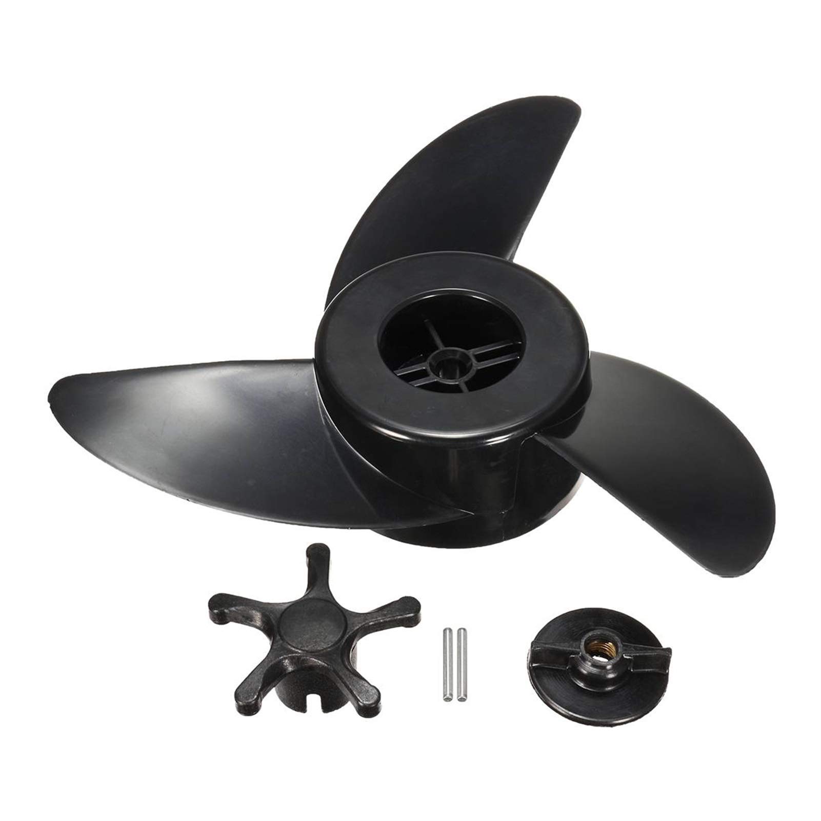 ZEMNLO Bootsmotorpropeller Außenbordmotorteile Propellerlüfterflügel ET34ET44ET54 9CM, for Haibo ET34 ET44 ET54 Bootsmotorpropeller von ZEMNLO