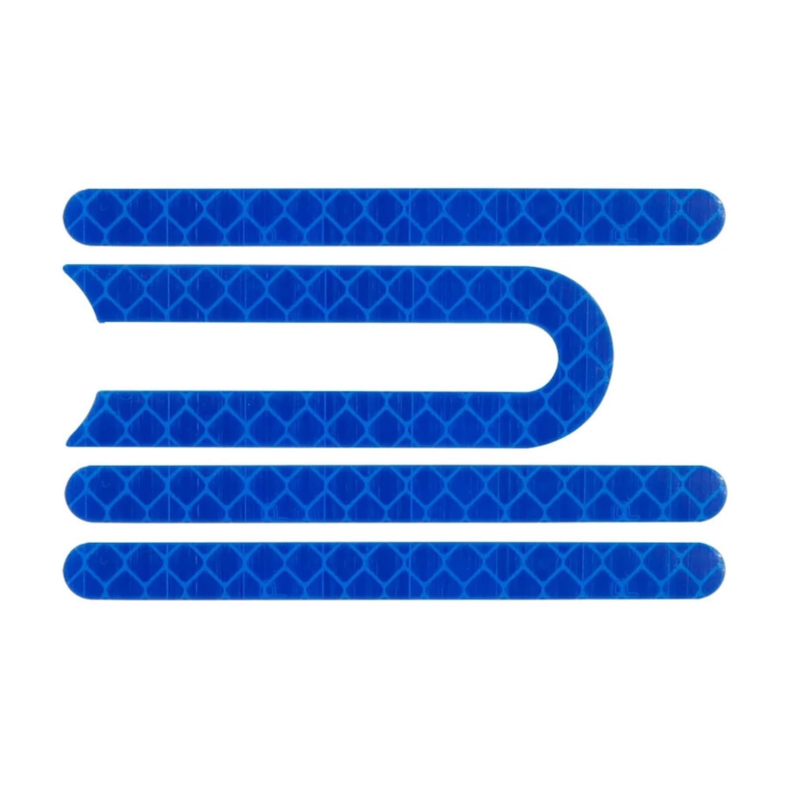 ZEPHYX Schutzschale for die vordere und hintere Radabdeckung, for Xiaomi, Elektroroller Pro 2/1s/M365 Pro, Sicherheits-Reflexrohr, Nachtreflektorteile Reflektorstreifen(Blue) von ZEPHYX