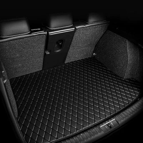 Kofferraumwanne Kofferraum Matte Für Lexus Für NX 200T Für NX300h 2015-2021 Cargo-Liner Teppich Innen Teile Abdeckung Gummi Kofferraummatte (Color : BIACK) von ZERMEA