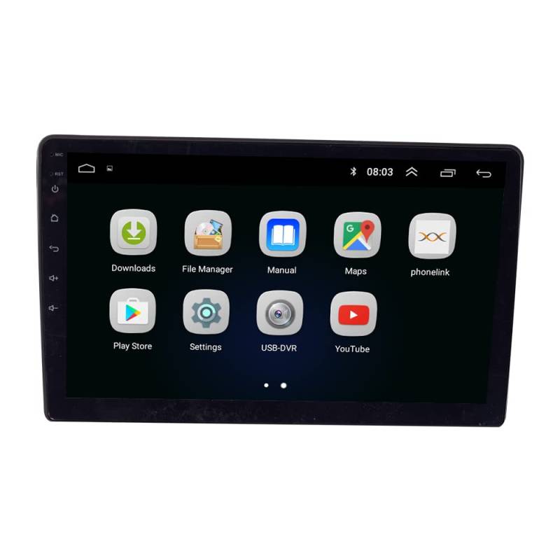 ZERTRAN Universal Android 10 Autoradio Autonavigation Stereo Multimedia Player GPS Radio Touchscreen ISO Stecker von ZERTRAN