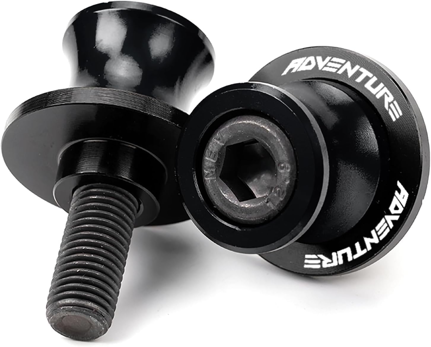 ZESIDIMO 2 Stück M10 Sperrklinken Montageständer Bobbins für 390 790 890 990 1050 1090 1190 1290 Adventure Motorrad zubehör Ständeraufnahme Schwingenadapter Ständer für 690 SMC 690 SMC-R (Schwarz) von ZESIDIMO