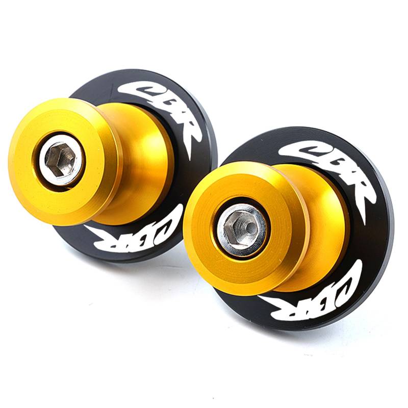 ZESIDIMO 8 mm Nüsse für Hon-da CBR600RR CBR1000RR CBR 600 900 1000 RR CBR 900 RR 954 RR 250R Motorradzubehör Ständerschraube M8 Spulen Schwingschwinge (Gold) von ZESIDIMO