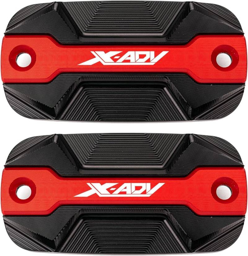 ZESIDIMO Motorrad Bremsflüssigkeitsbehälter Abdeckungs zubehör Für Hon-da XADV X-ADV 750 300 1000 2017-2022 2023 2024 (Rot) von ZESIDIMO