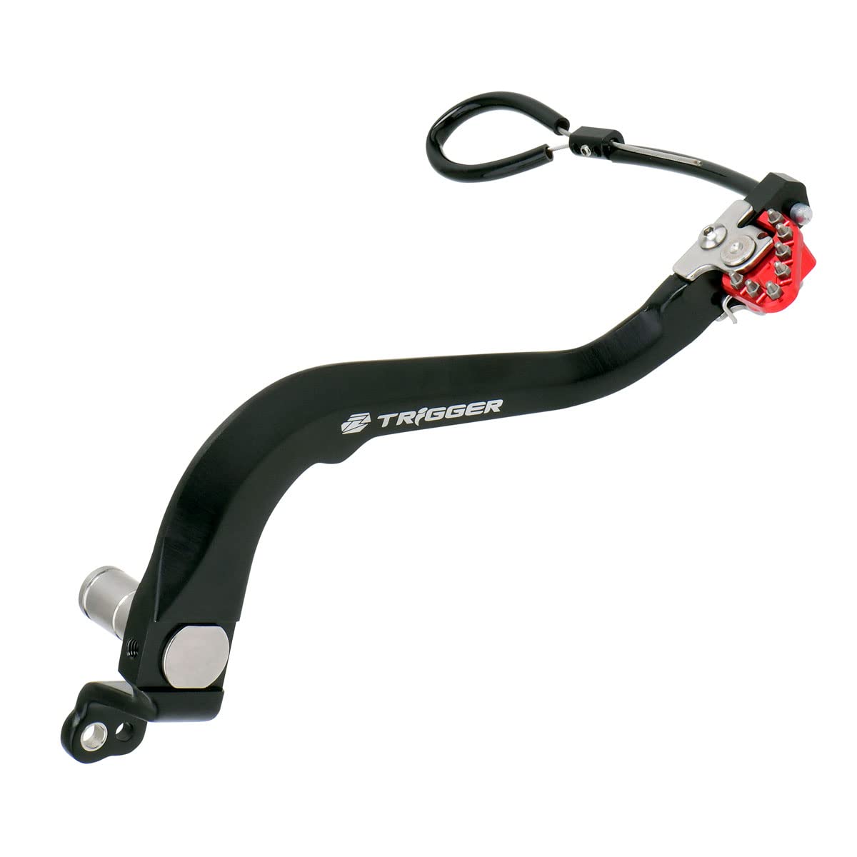 Zeta Racing Trigger Brake Pedal CRF300L/Rally Red ZE90-7032 motorrad aluminum durable dirtbike foldable adjustable von ZETA RACING