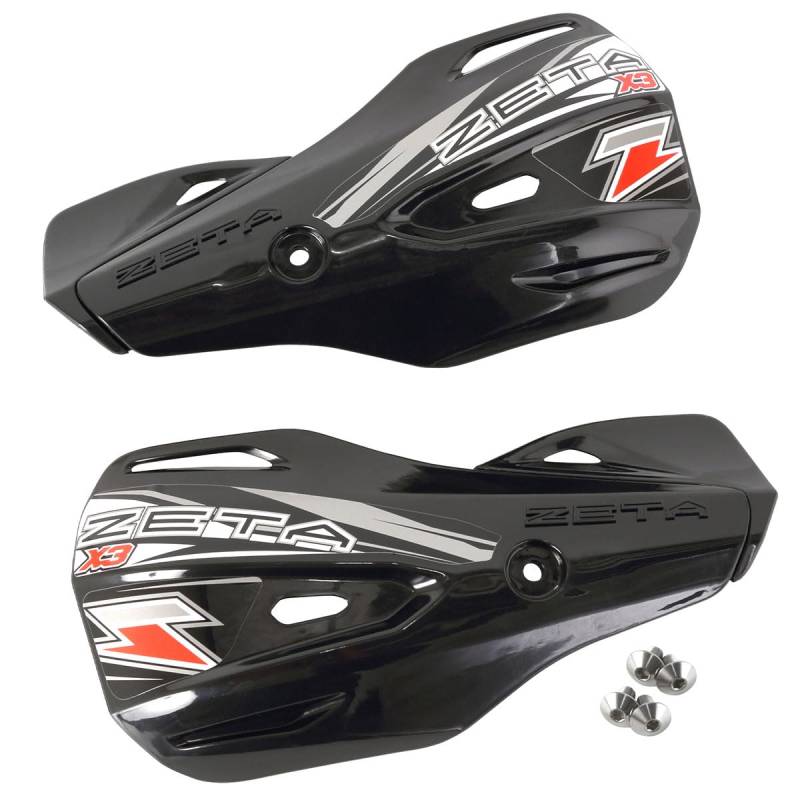 Zeta Racing X3 Protector for Armor Hand Guard Black ZE72-0406 von ZETA RACING