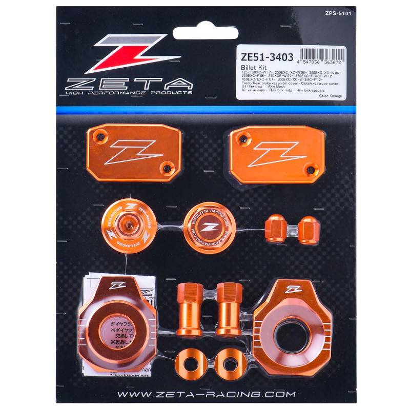 Zeta Ticket-Set, kompatibel mit KTM Orange ZE51-3403 von ZETA RACING