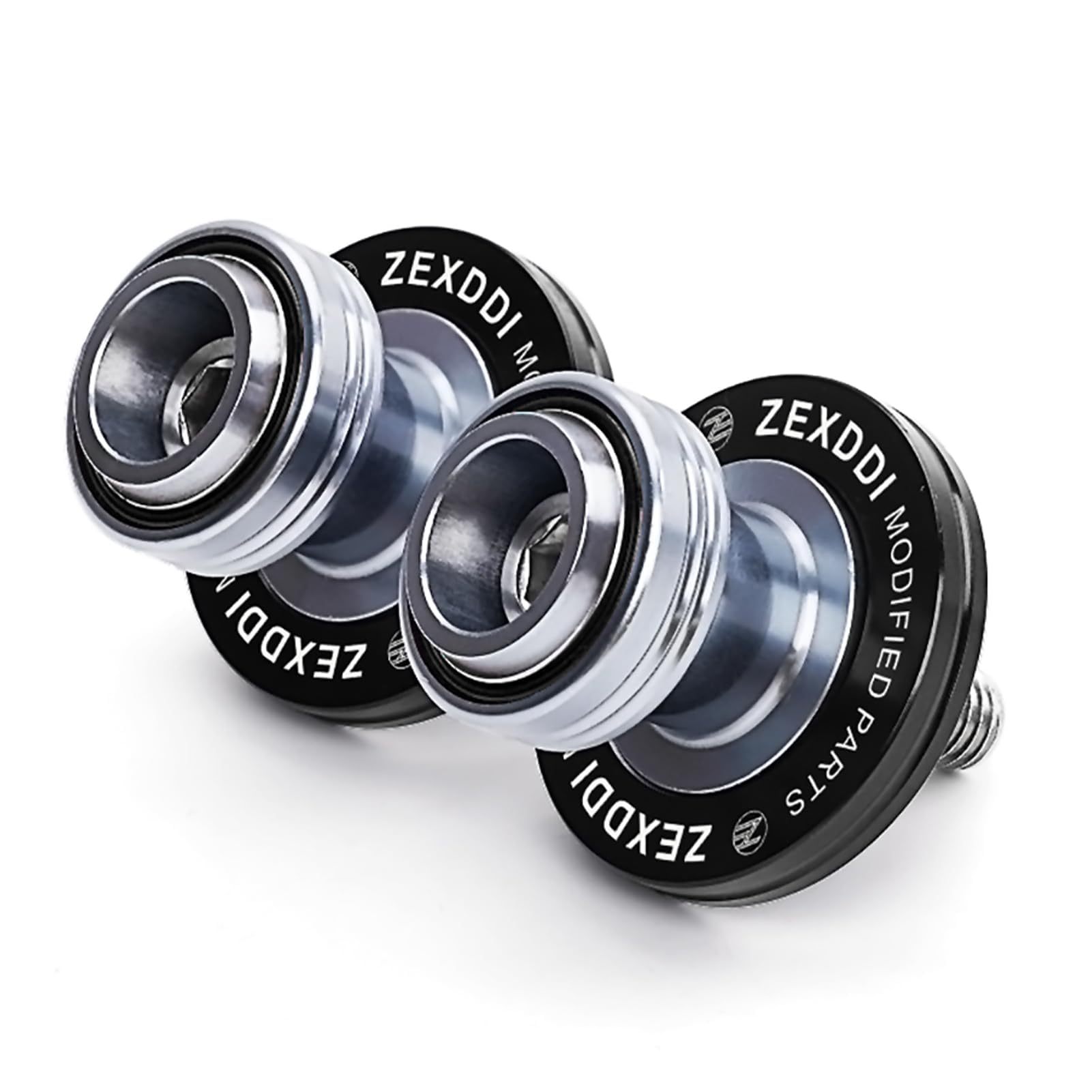 ZEXDDI Motorrad 8 mm CNC-Schwingenspulen Ständer Schrauben Universal passend für Z900 Z650 Ninja 650 400 500 V650/S/A VStrom 650 GSXS750 GSXR 750 600 1000 CBR 1000RR 600RR Schwingenspulenschieber von ZEXDDI