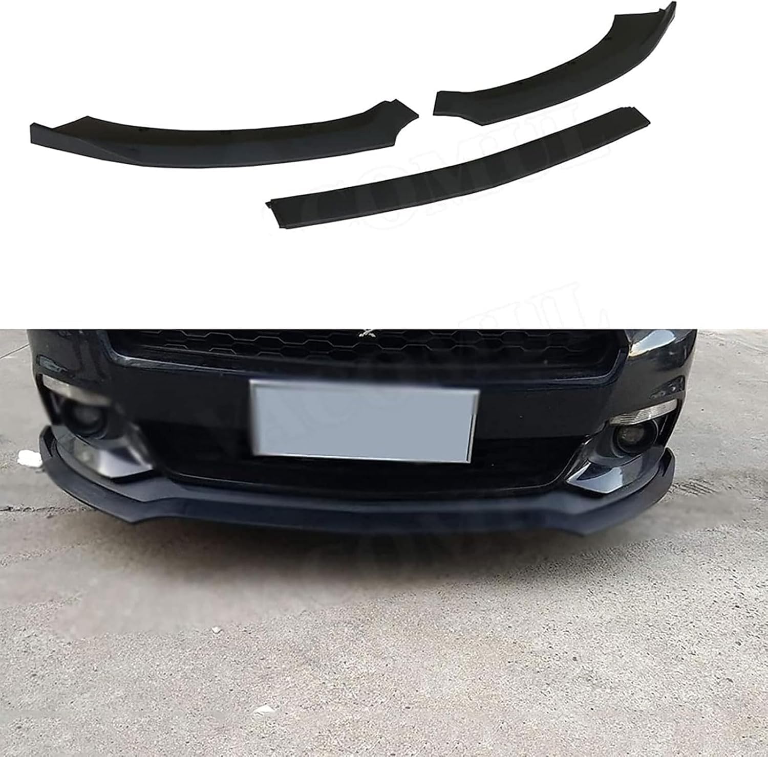 Frontspoiler für Hyundai Elantra CN7 2020 2021, Frontstoßstange Spoiler Frontspoilerlippe Frontspoiler Protector aus Lip Spoiler Auto Zubehör von ZFSMHLH