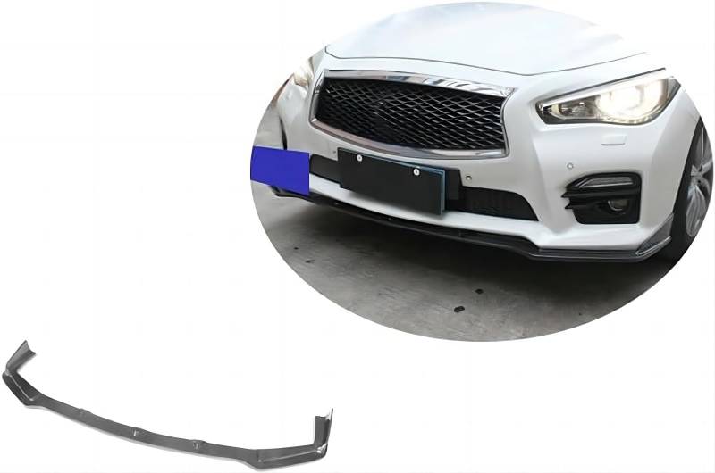 Frontspoiler für Infiniti Q50, Frontstoßstange Spoiler Frontspoilerlippe Frontspoiler Protector aus Lip Spoiler Auto Zubehör von ZFSMHLH