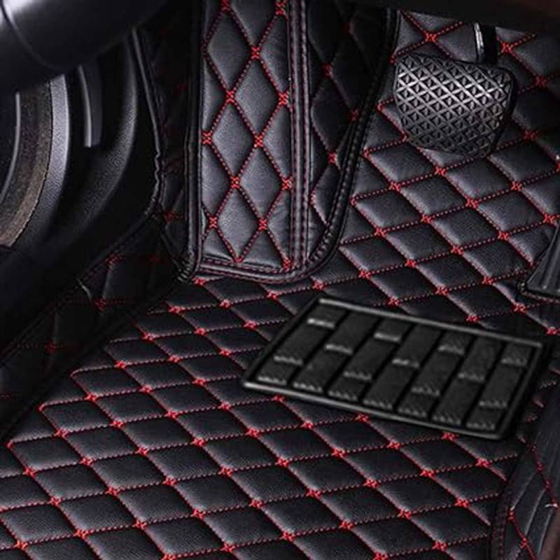 Maßgeschneiderte Auto-Fußmatten für Alfa Romeo Mito 2009 2010 2011 2012-2016, vollflächige Fußpolster, wasserdichte, verschleißfeste Leder-Schutzteppiche,L 1pc von ZFYXZ