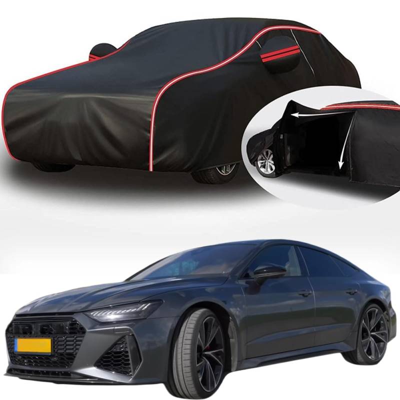 Vollgarage Autoabdeckung für Audi RS7 C8, Schnee/Kratzfest/Uv-Schutz Alles Wetter Oxford Schutzhülle,A von ZFZFC