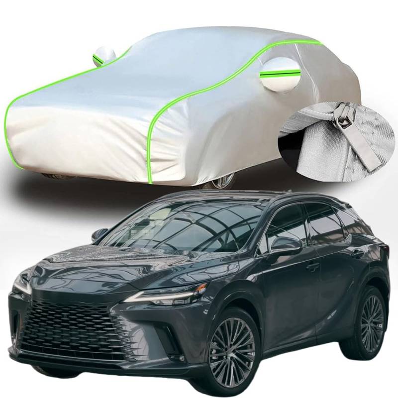 Vollgarage Autoabdeckung für Lexus RX450H+ 2024 2025, Schnee/Kratzfest/Uv-Schutz Alles Wetter Oxford Schutzhülle,B von ZFZFC