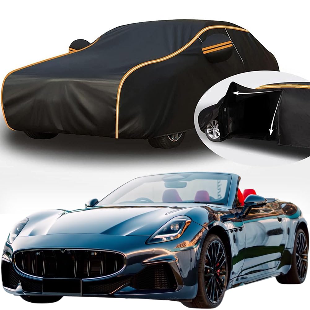 Vollgarage Autoabdeckung für Maserati GranCabrio Trofeo, Schnee/Kratzfest/Uv-Schutz Alles Wetter Oxford Schutzhülle,D von ZFZFC