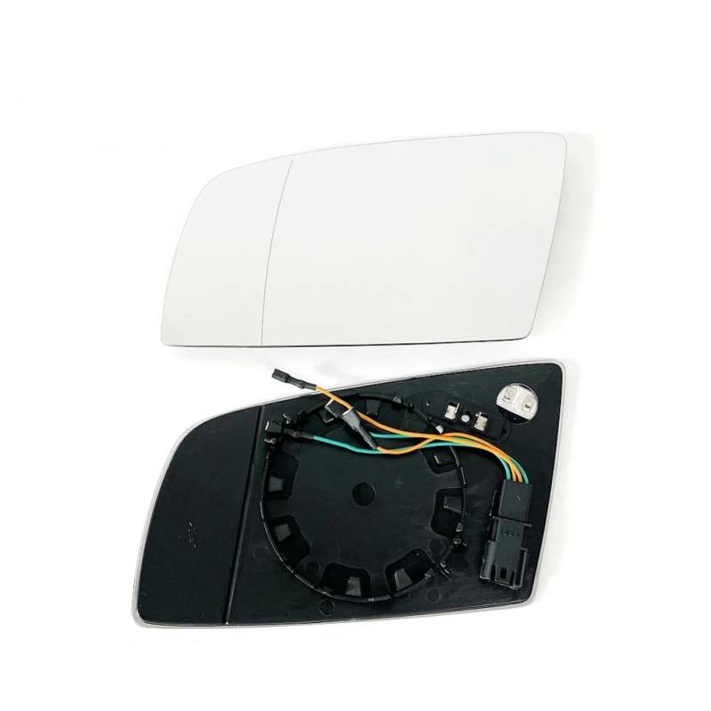 Auto Weitwinkel beheiztes Spiegelglas mit 4 Pins, für BMW 5 E60 / E61 (2003-2009) 6 E63 / E64 (2004-2010) von ZGCNDS