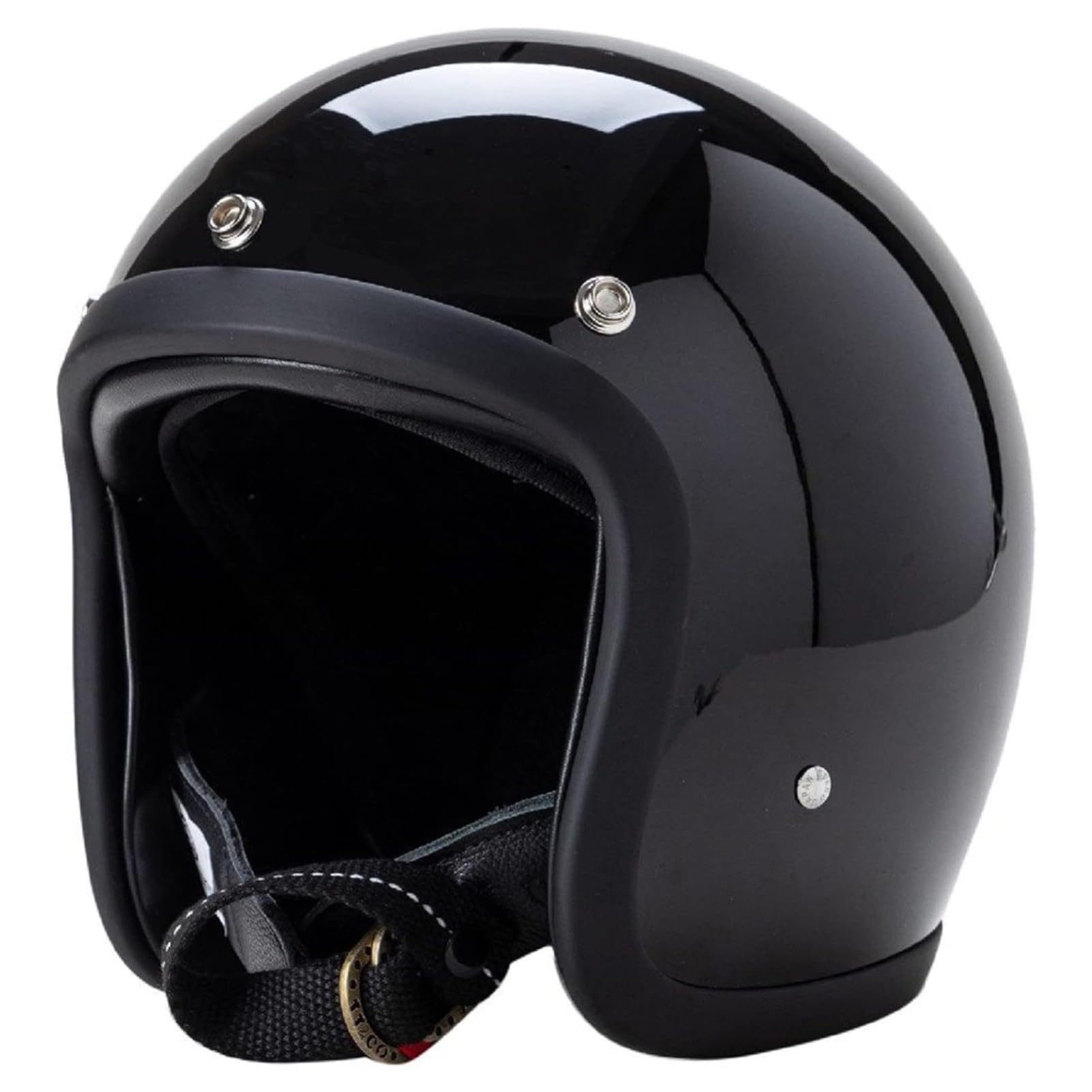 Japanischer Motorradhelm Offener Retro-Helm Mit Doppel-D-Schnalle Leichter Jet-3/4-Helm Für Erwachsene Herren Damen Moped Roller Cruiser DOT/ECE-Geprüft 2,M(57-58CM) von ZGFHTY