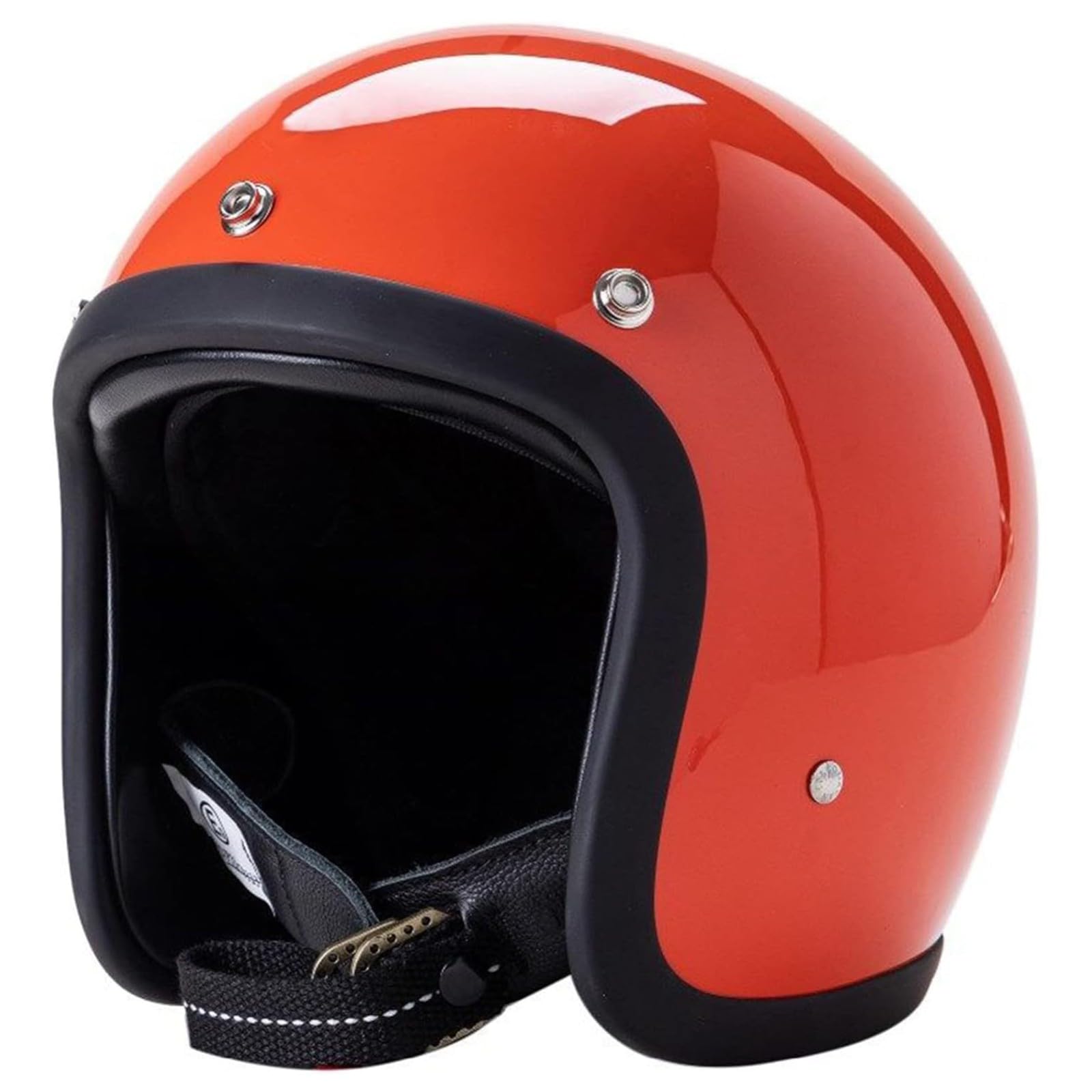 Offener Motorradhelm Japanischer Fiberglas-Jet-Motorradhelm Retro-3/4-Helm Mit Kleinem Körper Schutzhelm Für Herren Und Damen ECE-Zugelassen Halbhelm Erwachsene Moped Roller 1,L(56-57CM) von ZGFHTY