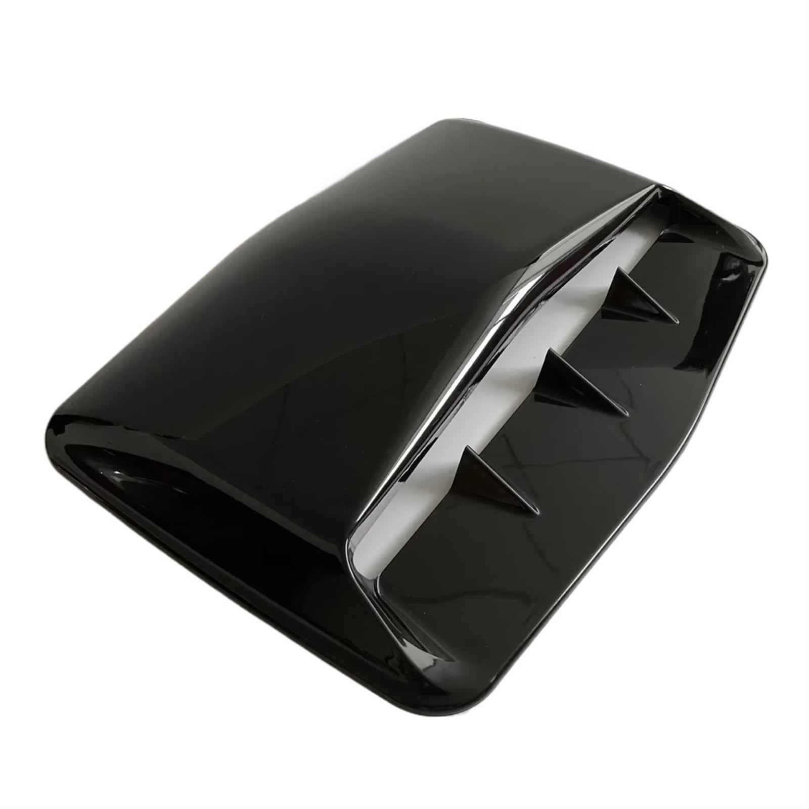 ANSAUGROHR Auto Air Flow Intake Hood Scoop Vent Motorhaube Dekorative Abdeckungen Mitte Seite Luftauslass Haube Universal Auto Außen Zubehör Lufteinlassschlauch(Glossy black) von ZHANFEIS