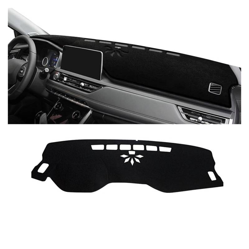 Auto Armaturenbrett Abdeckung Für Chery Für Tiggo 8 Pro 2019 2020 2021 2022 2023 Für Tiggo8 Pro Auto Dashboard Sonnenschutz Pad Matte Instrument Schreibtisch Abdeckung Dash Mat(A Black Side) von ZHANFEIS