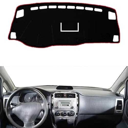 Auto Armaturenbrett Abdeckung Für Suzuki Für Liana 2005-2010 2011 2012 2013 Teppich Teppich Kissen Sonnenschutz Pad Schutz Anti-Rutsch Auto Innere Armaturenbrettabdeckung DashMat Dash Mat(LHD Red Wi von ZHANFEIS