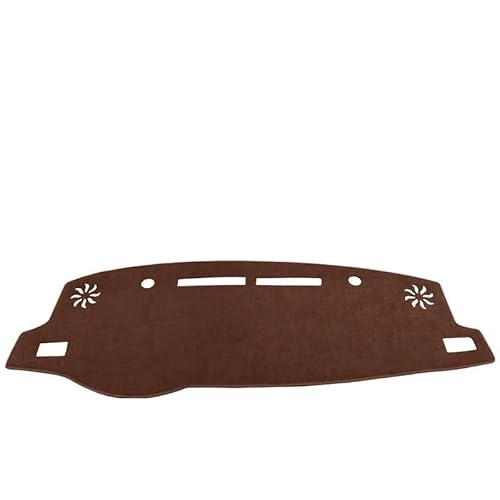 Auto Armaturenbrett Abdeckung Für Toyota Für Yaris Für Ativ 2019 2020 2021 2022 2023 Auto Armaturenbrettabdeckung Armaturenbrettmatte Sonnenschutz Rutschfeste Unterlage Dash Mat(B LHD Brown) von ZHANFEIS