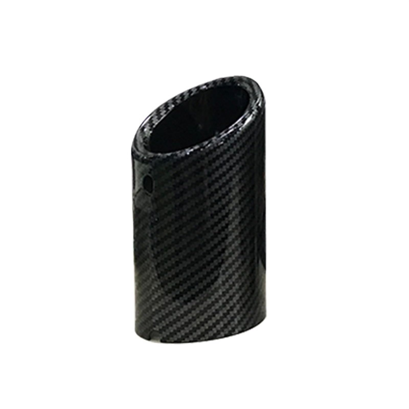 Auto Auspuff Endrohr Für A3 A1 Für A4 B8 2009-2016 Für Q5 2009-2012 Auto Zubehör 76mm Auto Auspuff Spitze Abdeckung Auspuffblende(1pcs Carbon Fiber) von ZHANFEIS