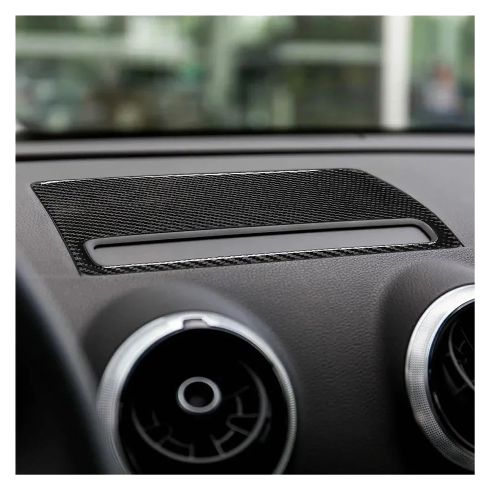 Auto Innenraum A3 8V 2014-2019 Auto Heben Navigation Panel Dekoration Center Konsole Carbon Faser Epoxy Aufkleber Aufkleber Auto Zubehör Auto Zierleisten Innen von ZHANFEIS