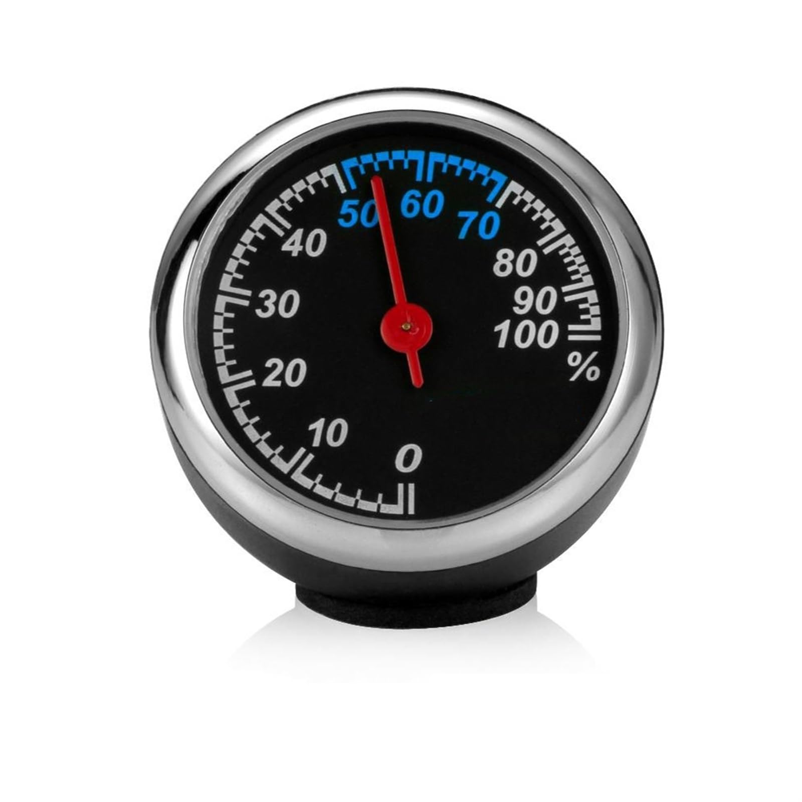 Auto Innenraum Auto-Digitaluhr, Auto-Uhr, Thermometer, Hygrometer, Messgerät, Dekoration, Ornament, Uhren, Auto-Innenraum-Aufkleber Auto Zierleisten Innen(Hygrometer) von ZHANFEIS