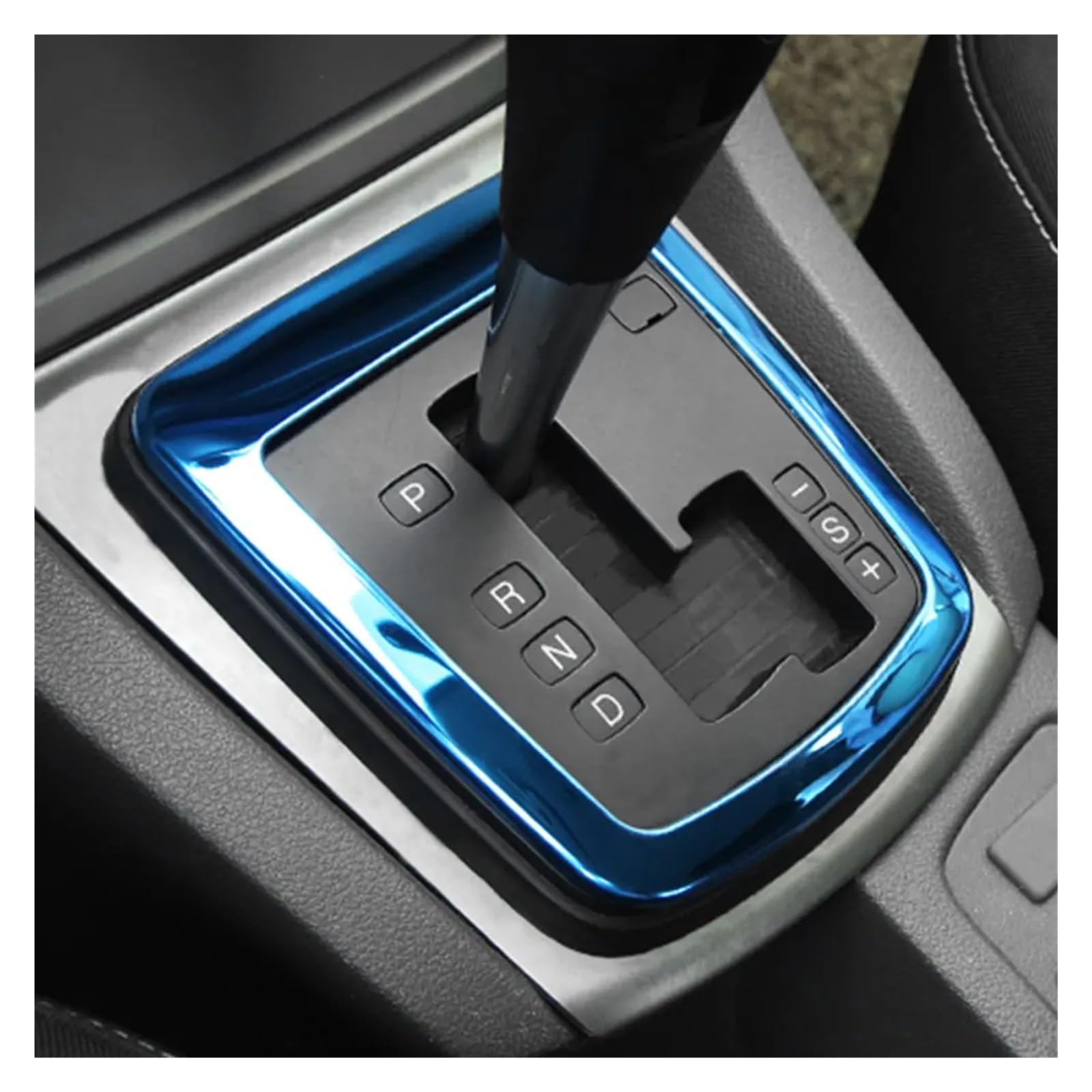 Auto Innenraum Für Ford Für Focus 2 MK2 2005-2011 Gänge Shift Panel Elstahl Abckung Trim Auto Aufkleber Auto-Styling Innen Zubehör Auto Zierleisten Innen(2005-2008 Blue) von ZHANFEIS