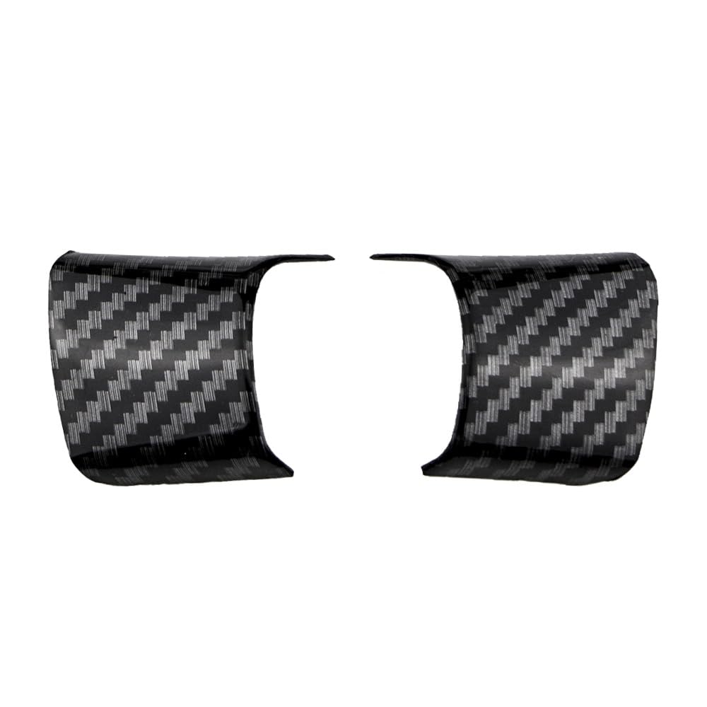 Auto Innenraum Für Ford Für Focus 3 MK3 2012-2014 Für KUGA 2013-2015 Auto Lenkrad Trim Abdeckung Aufkleber Dekoration Auto Zierleisten Innen(2Pcs Carbon) von ZHANFEIS