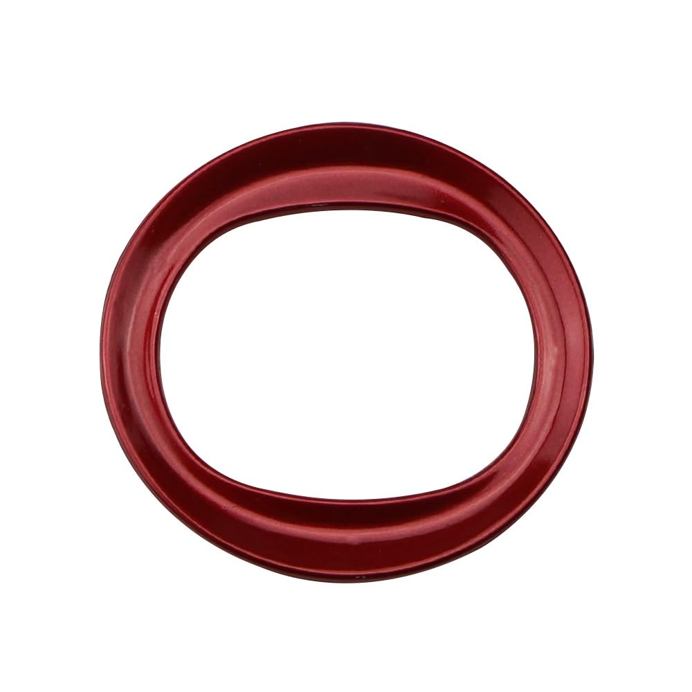 Auto Innenraum Für Mazda 6 3 Für Axela CX-3 CX3 CX-5 CX5 Auto Lenkrad Mitte Ring Abdeckung Logo Emblem Dekoration Trim Aufkleber Auto Zierleisten Innen(Red) von ZHANFEIS