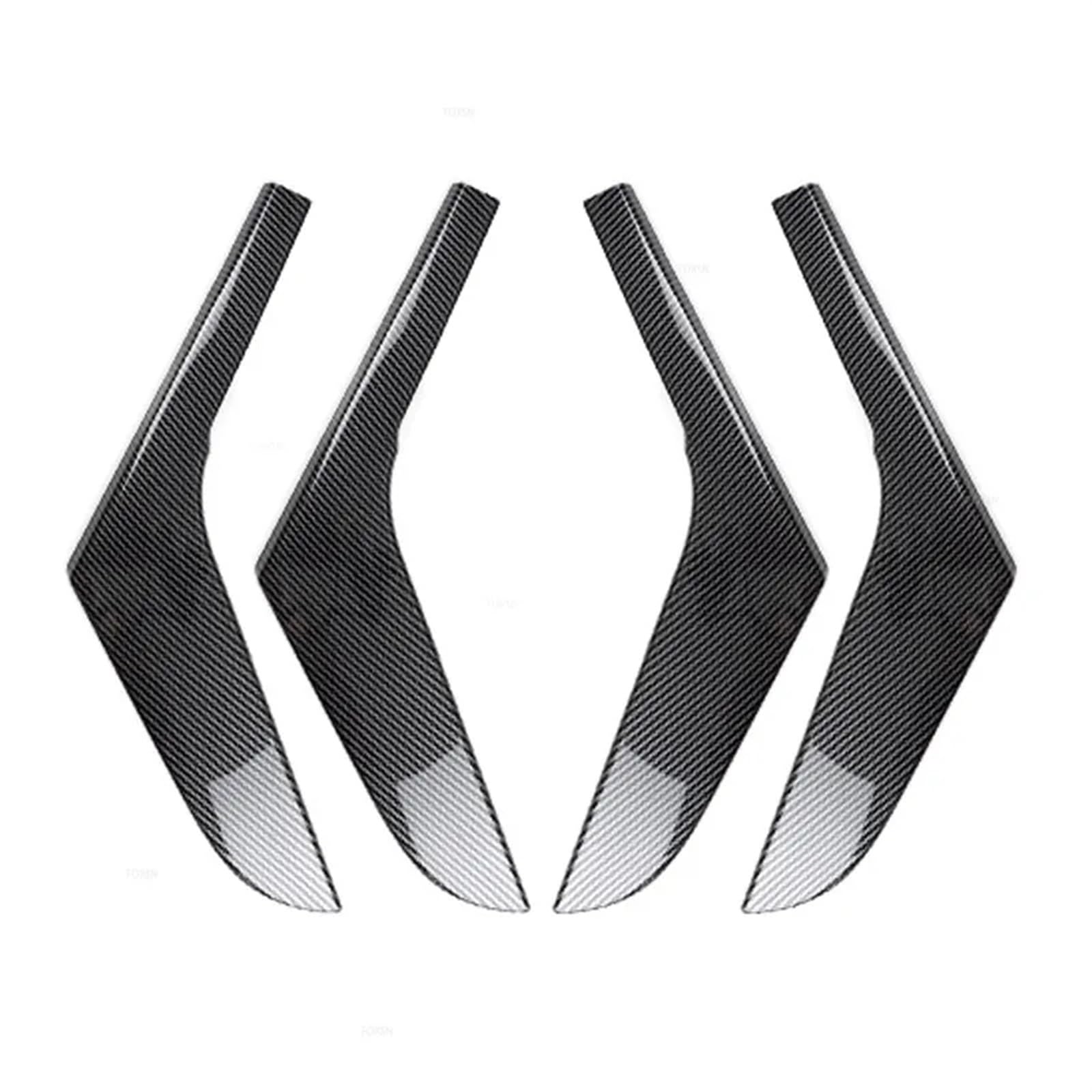 Auto Innenraum Für VW Für Golf 6 MK6 2010 2011 2012 2013 ABS Carbon Fiber Texture Innen Tür Armlehne Pull Griff Streifen Abdeckung Schutz Trim Auto Zierleisten Innen von ZHANFEIS